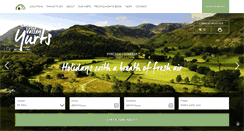 Desktop Screenshot of luxury-yurt-holidays.co.uk